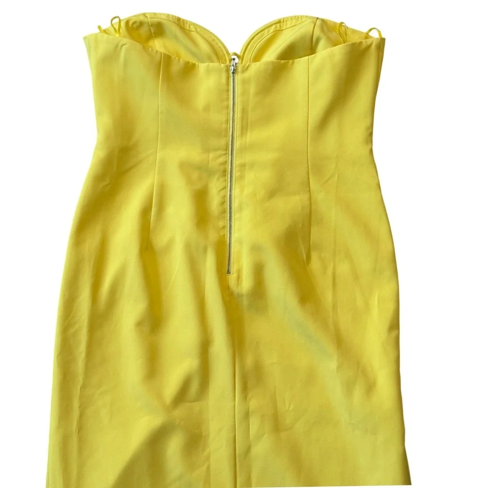 Bardot strapless midi